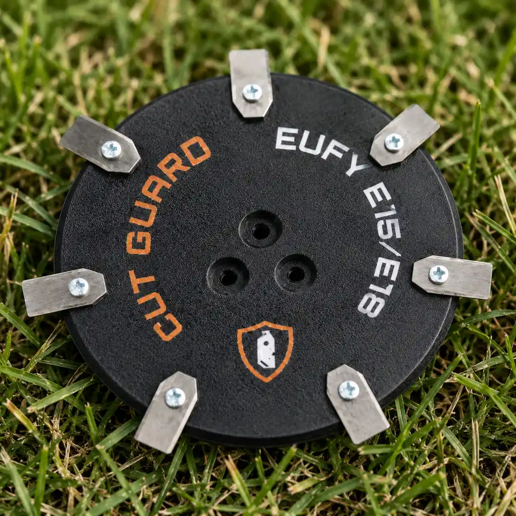 7er-Messerscheibe für EUFY E15 & E18 Mähroboter – grasblockierungsarmer Mähteller & Messerteller