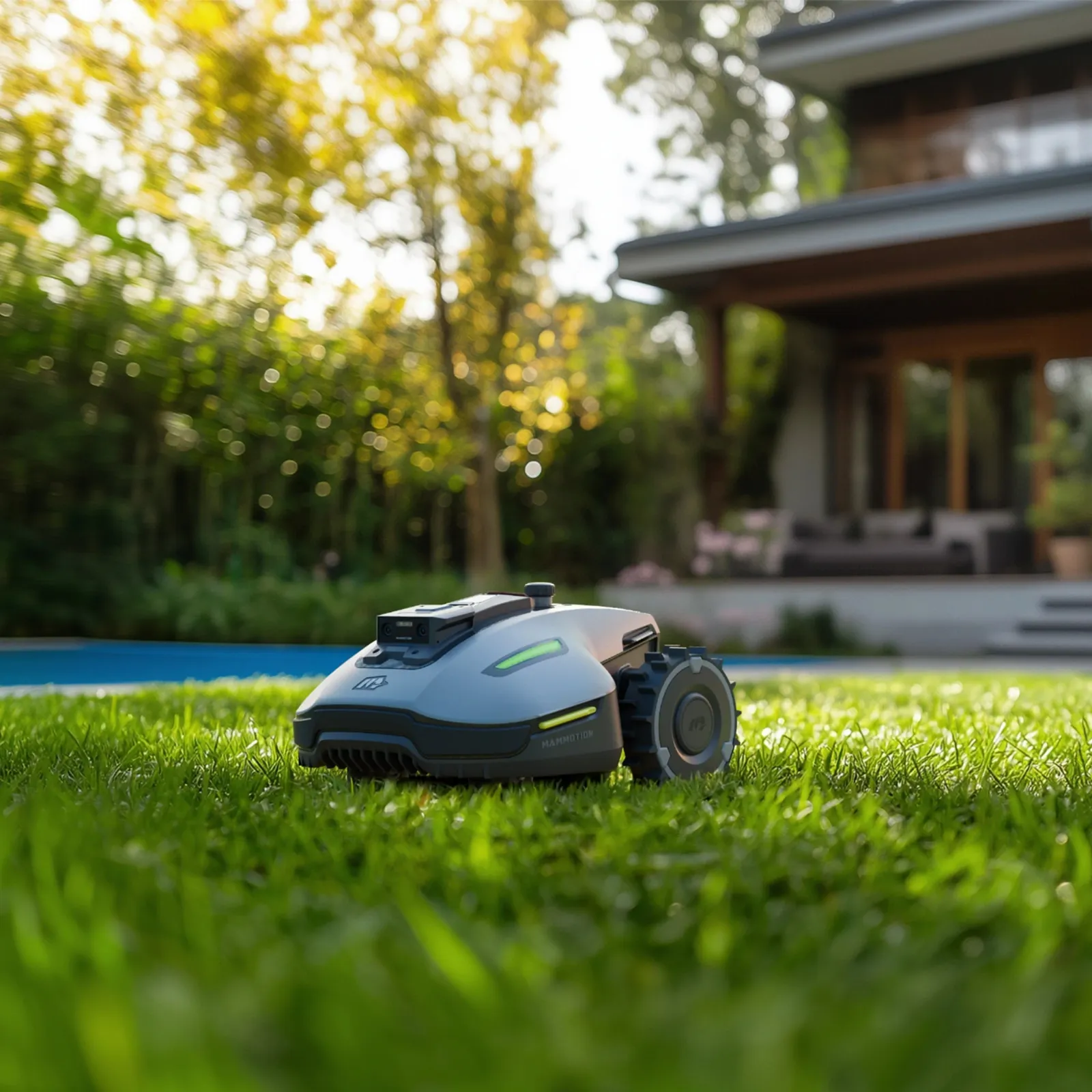 Mammotion YUKA Mini robot koszący na małej powierzchni trawnika