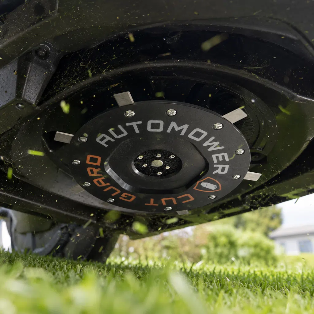 Messerscheibe für Husqvarna Automower 305, 310, 315X, 405, 410, 415 – Mähteller mit Schutz und 6 Klingen