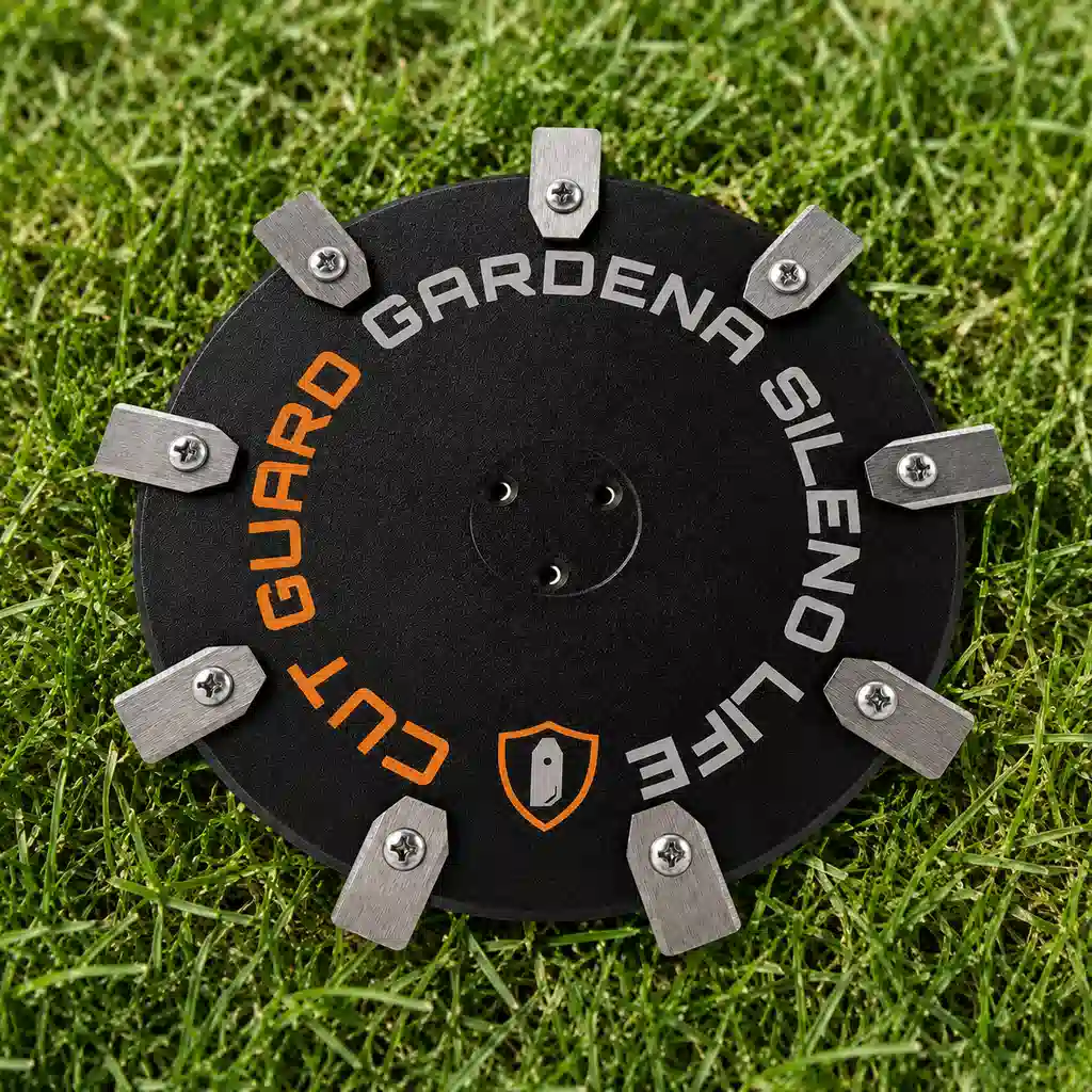 9-Klingen-Messerscheibe kompatibel mit Gardena Sileno Life – Fein-Schnitt Mähteller & Messerteller