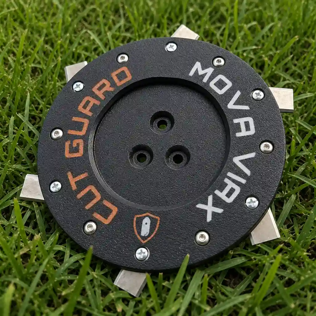 Messerscheibe für MOVA VIAX 250, 300 & 500 Mähroboter – Mähteller mit Schutz und 6 Klingen gegen Grasblockaden