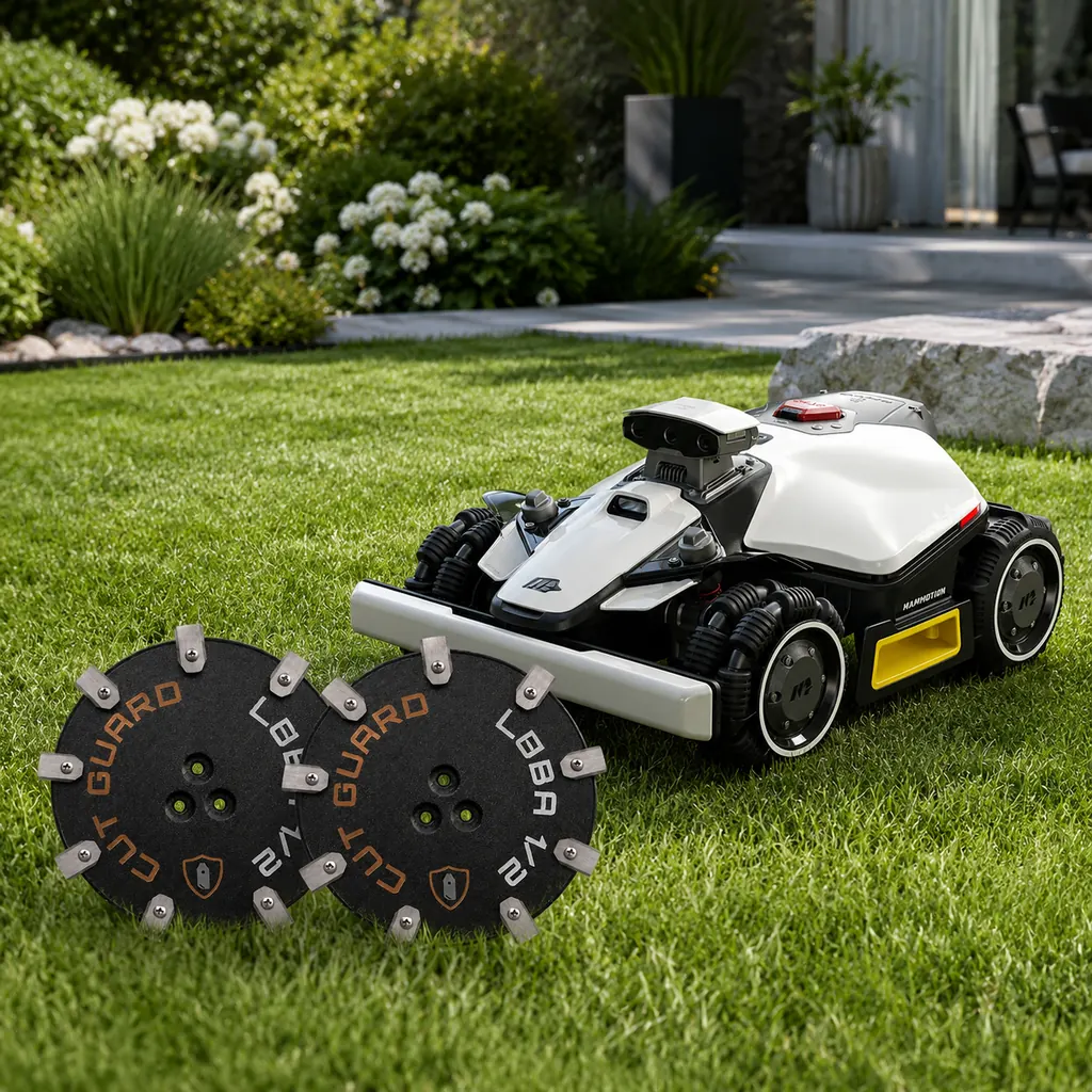2er Set 9-Klingen-Messerscheibe für Mammotion LUBA 1 AWD & LUBA 2 AWD – Mähroboter-Mähteller & Messerteller