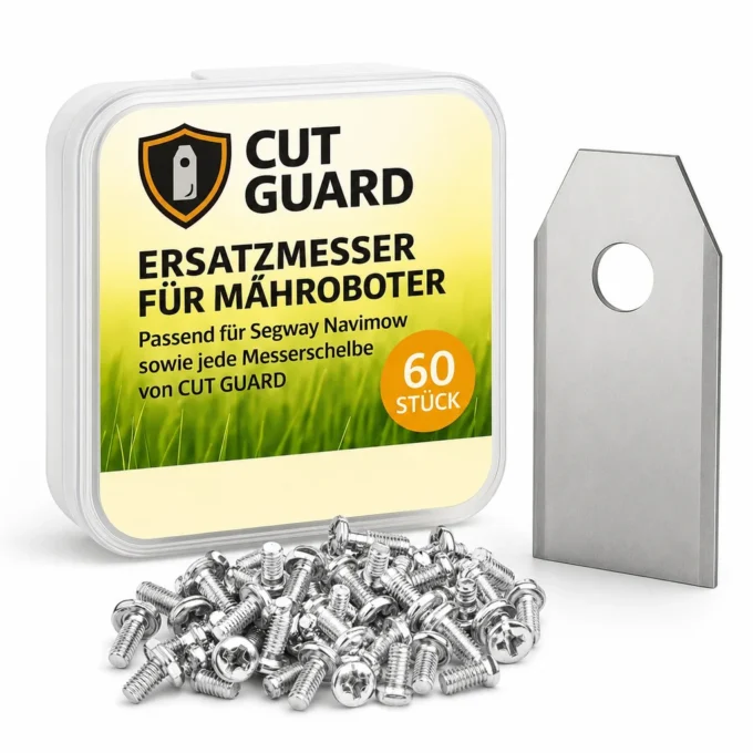 60 replacement blades Klingen compatible with CUT GUARD cutting discs Segway Navimow