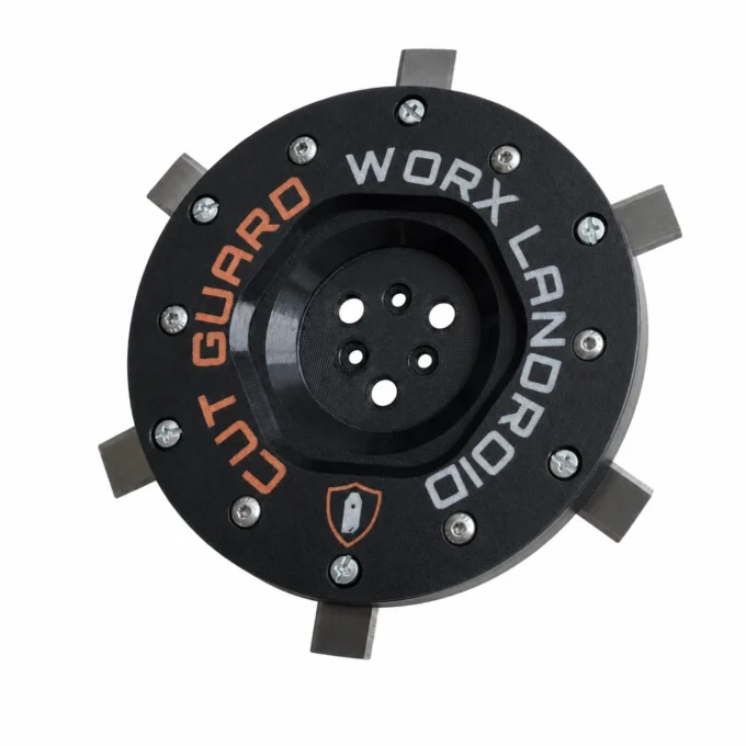 6-krotna tarcza tnąca do WORX Landroid M500, M700, WR167E, WR141E & Vision M600 – talerz koszący z adapterem